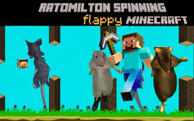 Ratomilton Spinning Flappy Minecraft