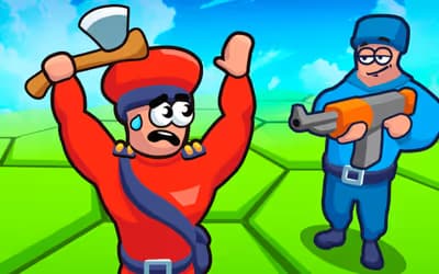 Tile Hex World Red vs Blue