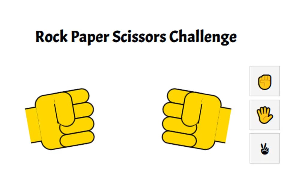 Rock Paper Scissors Challenge