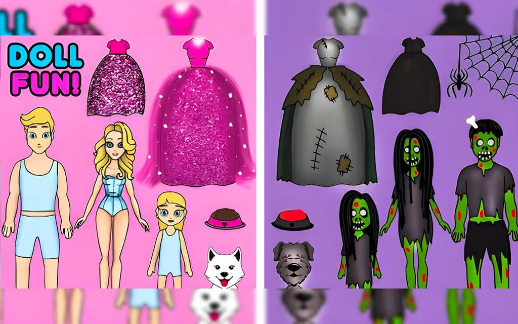 Chibi Doll Dress Up Makeover
