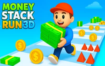 Money Stack Run 3D